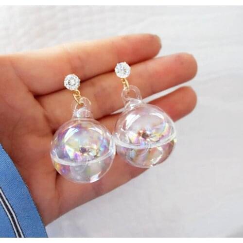 Pendientes Mujer Moda 2018 Fashion Jewelry New Korean Unique Crystal Glass Zircon Pearl Earrings Long Bride Earrings For Women