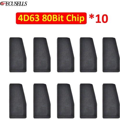 10Pcs/Lot 4D63 80Bit ID83 Transponder Blank Car Key Chip ID4D63 63 Chip for Ford Focus Edge for Mazda 2 3 for Mecury for Lincoln