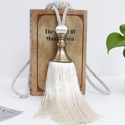 2PCS Tassel Curtain Tieback Retro Style Curtain Decorative Accessories, Rope Buckle Straps with Hanging Ball