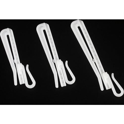 20PCS Curtain Cloth Belt Adjustment Hooks DIY Curtain Decoration Accessories Supplies