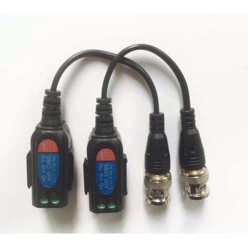5 Pairs CCTV Passive Video Balun BNC HD 8MP AHD CVI TVI Twisted Pair Transmitter for 720P 960P 2MP 5MP 8MP AHD Cameras