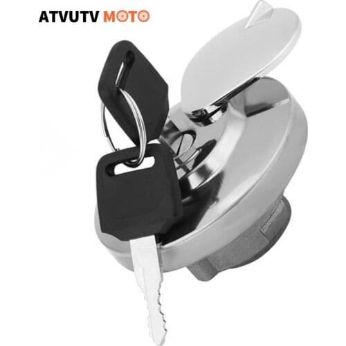 CNC Aluminum Motorcycle Fuel Tank Cap With 2 Keys Motorbike Gas Tank Cover For Honda Steed 400 600 CA250 Magna 250 Shadow VT400