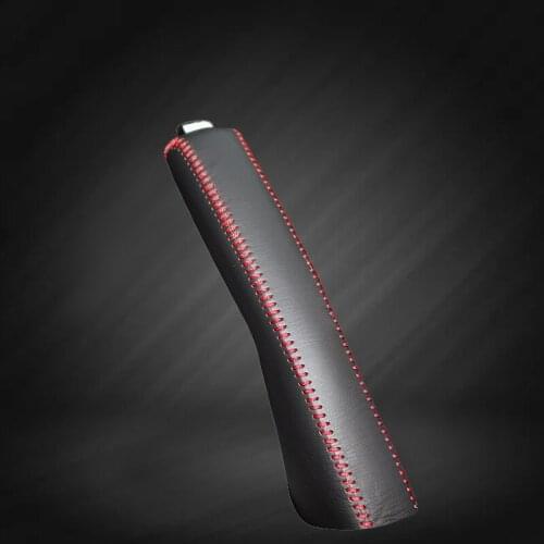 Car Hand Brake Covers Top Layer Leather Case for Hyundai Rohens Coupe Handbrake Grips Genuine Cover Auto Handbrake