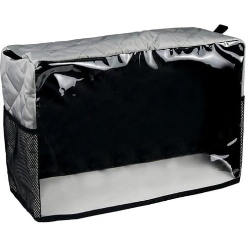 Storage Bag Dust Cover Sewing Machine Cover with Pockets Portable Waterproof Transparent For Sewing Machine Storage Organizer