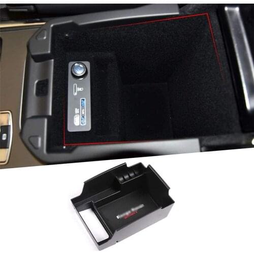 For Land Rover RR Sport 2014-2017, RR Vogue 2013-2017, ABS Plastic Central Armrest Storage Box (Without Refrigerator)