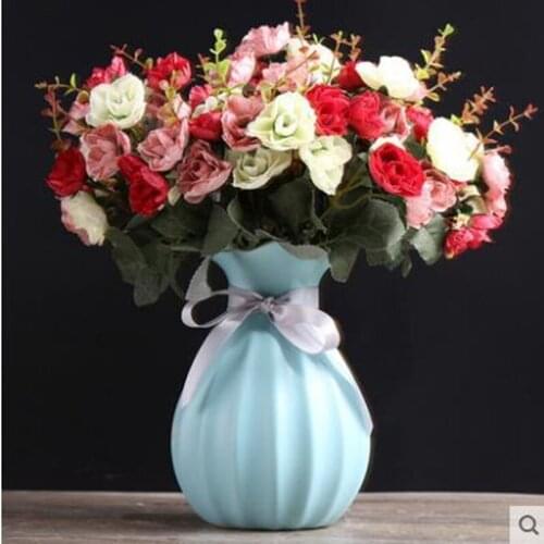 European style wedding decoration vase, beautiful porcelain, home office dining table decoration gift