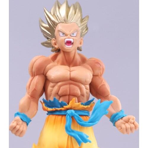 FigureCrazy Japanese Anime Figure Gold Blond Outbreak Brush Blood PVC Figure Collection Model 20cm