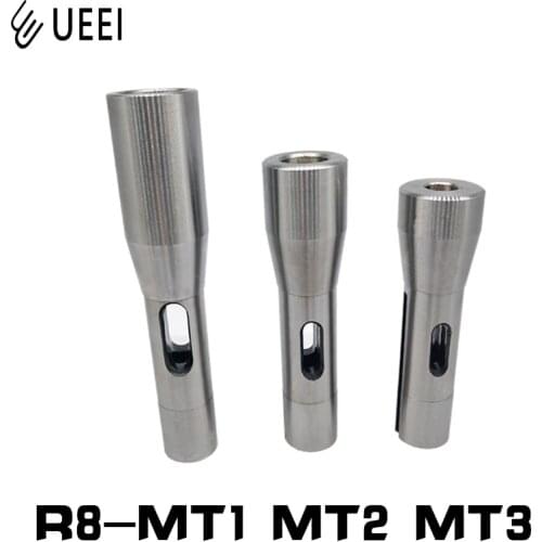 R8 Shank To MT1 MT2 MT3 Drill Chuck Arbor Morse Taper Adapter Sleeve straight shank JT6 drill chuck rod