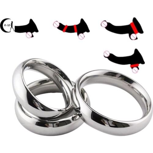 Metal Large Size Dia 55mm Heavy Duty male Ball Scrotum Stretcher penis lock bondage cock Ring Delay ejaculation BDSM Sex Toy men
