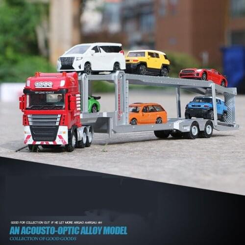 High quality 1:50 car transport alloy model,simulation metal die-casting engineering car,collection and gifts,free shipping