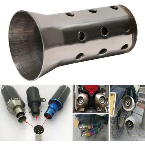 Motorbike Car Exhaust Turbo Whistle Pipe Sound Muffler Blow Off Valve Universal Simulator