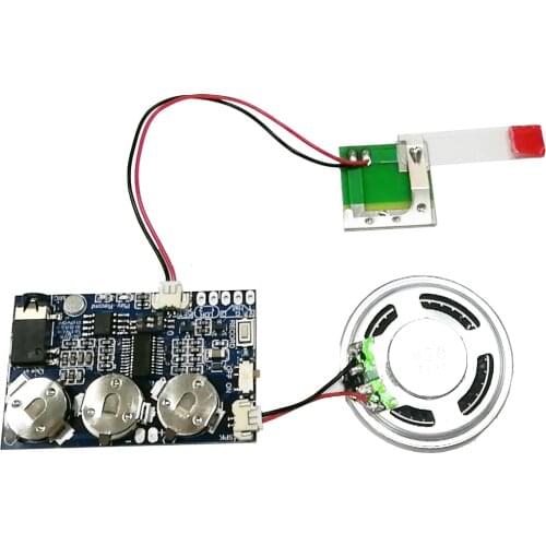 Factory Directly MP3 Music IC PCB Real Time Recording Sound Module for Greeting Cards and Gift JREC01 Greeting Card Version1