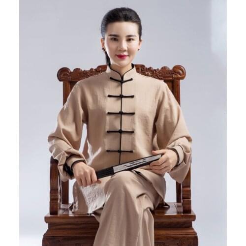 Autumn And Winter Tai Chi clothes Men And Women Double-deck A Martial Art Performance Practice clothes Taiji Boxing Clothing