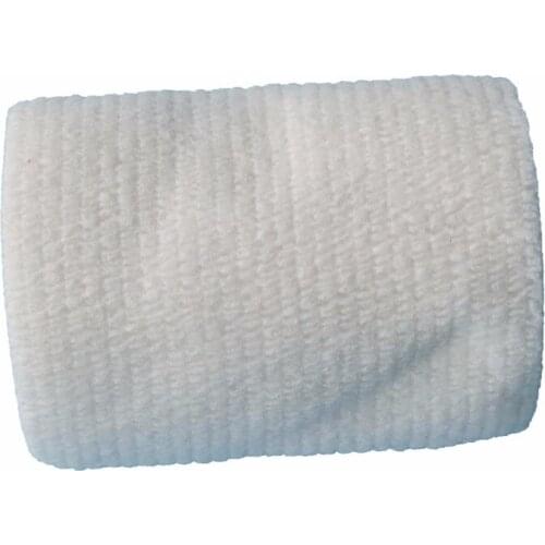 24Pcs/Lot Bandage Self Adhesive Elastic Nonwoven Cohesive Adherent Wrap 7.5cm x 4.5m White Color Health Care