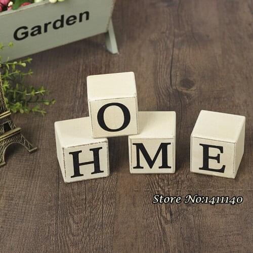 Vintage Wooden" LOVE " Letter Wedding Decoration Photo Booth Props Signs Garland Bridal Shower Decoration