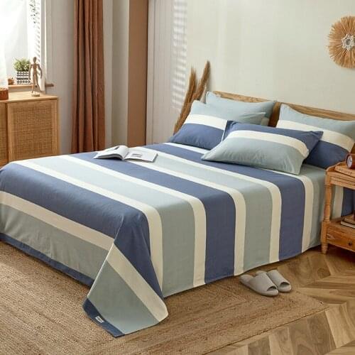 1pc 21 of Roving Yarn Weaving Sheets Soft Bedding Luxury Home Textile Single Double Queen King Size Bedding Covers