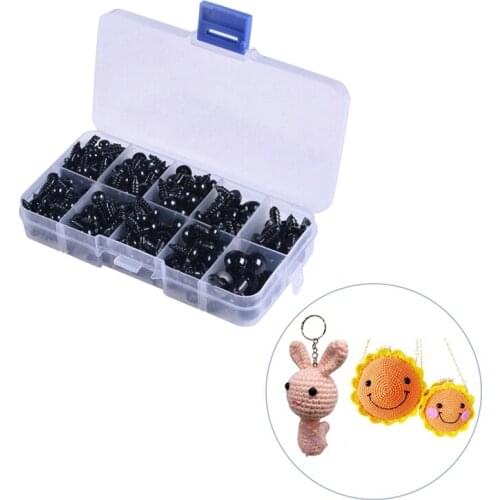 100pcs Eyeball Doll Accessories Plastic Plush Safety Eyes Amigurumi For Toys 6mm 8mm 9mm 10mm 12mm DIY Funny Toy Animal Eyes
