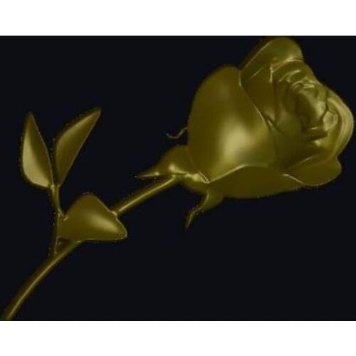 3d model relief for cnc in STL file format Rose_6