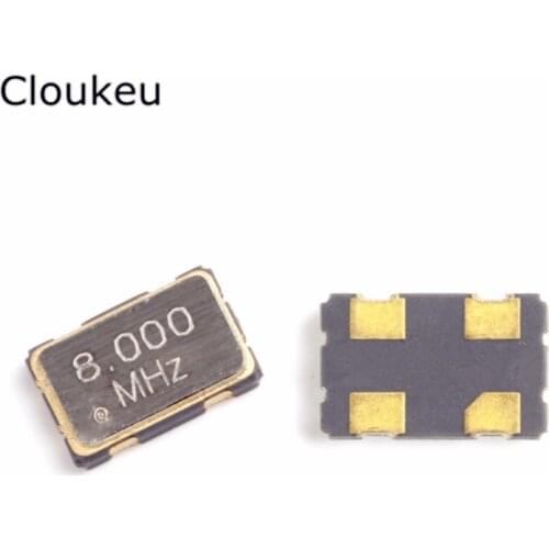 5032 8.000MHz 25PPM 3.3V SMT Active Ceramic clock oscillators Resonator (5.0*3.2mm)