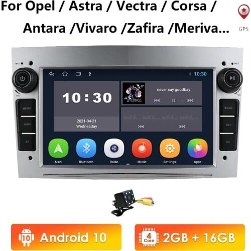 4G 7inch Android 10 For Opel Astra Vectra Antara Zafira Corsa Combo Stereo GPS Multimedia Car Radio Video Player Navigation WIFI