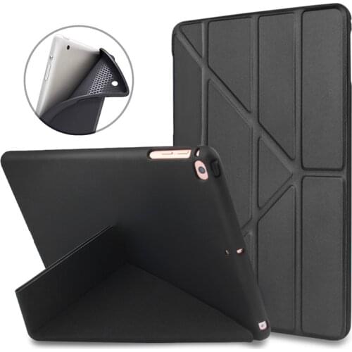 For ipad 2 3 4 Case,Soft TPU Cover for ipad 2 case for ipad 4 Smart cover for ipad 3 Stand Holder Coque Case for Air 4 3 2 Case