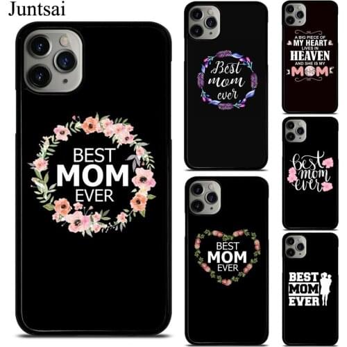 Best mom ever quotes Case For iphone XR X XS 12 Mini 11 Pro Max SE 2020 6s 8 7 Plus 5S Cover