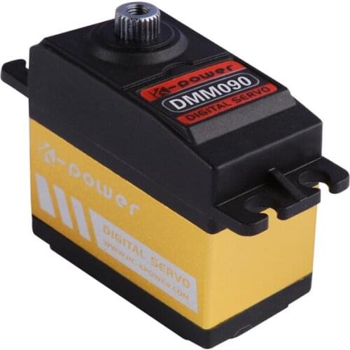 K-power DMM090 10KG/0.13S High Torque Full Metal Gear Micro /Mini Digital Throttle Steering Servo Motor for RC Nitro Car