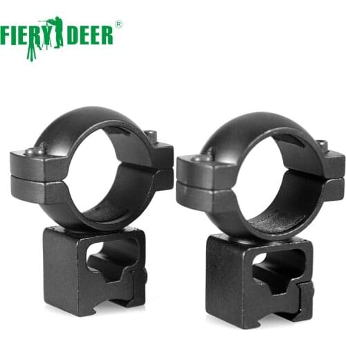 Optical Sight Bracket Scope Mount Rings 11mm Rail Ring Outdoor Camping Hunting Tool + 1 pc Screw Alley key