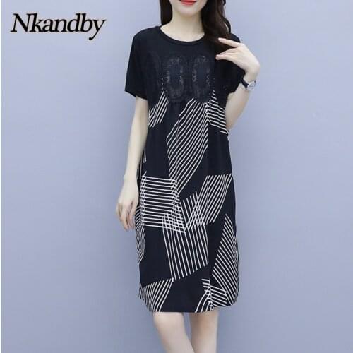 Летние платья в полоску Nkandby China At AliExpress