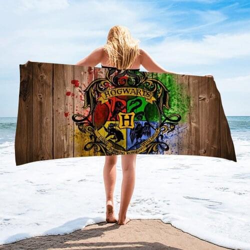 Classic Movie Magic Premium Beach Towel For Adult Surf Poncho Swimming Diving Quick Dry Sport Towel Women Yoga Microfiber Towel