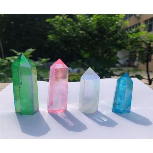 Aura quartz clear crystal Angel Wand Points for Healing stone gifts