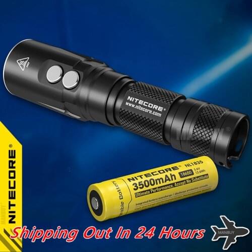 SALE NITECORE DL20 1000 LMs LED Flashlight Diving Torch +NL1835 Rechargeable Battery Underwater 100 Meters Professional lighting