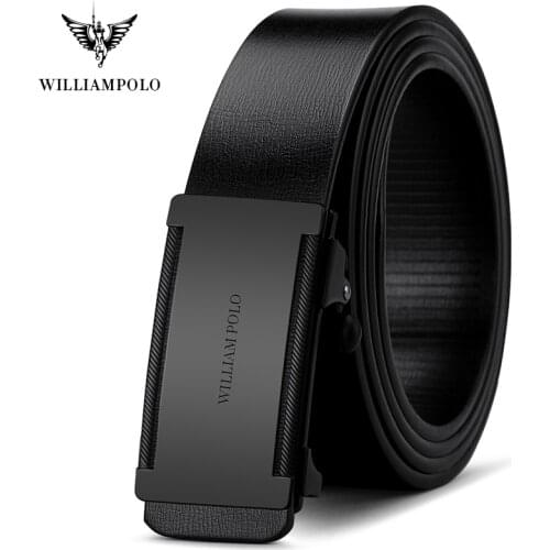 Fashion Man 2019 Belt Brand Automatic Buckle Black Genuine Leather Luxury Belt Cow Leather Strap Automatic Buckle Designer Belt