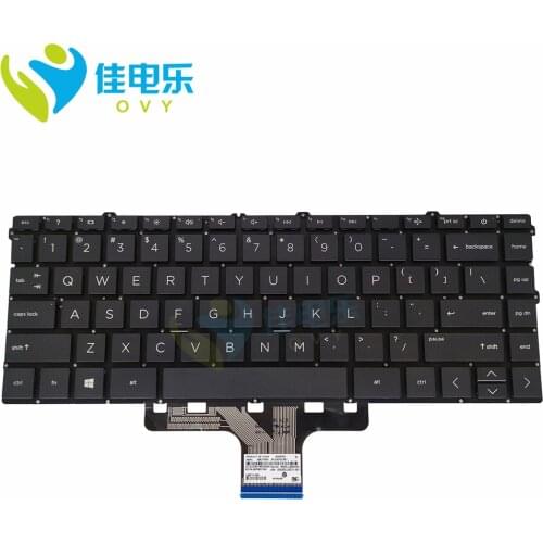 OVY L96524-001 Replacement Keyboards for HP pavilion X360 14 14-DV US English black laptops keyboard L85711-001 The new listing