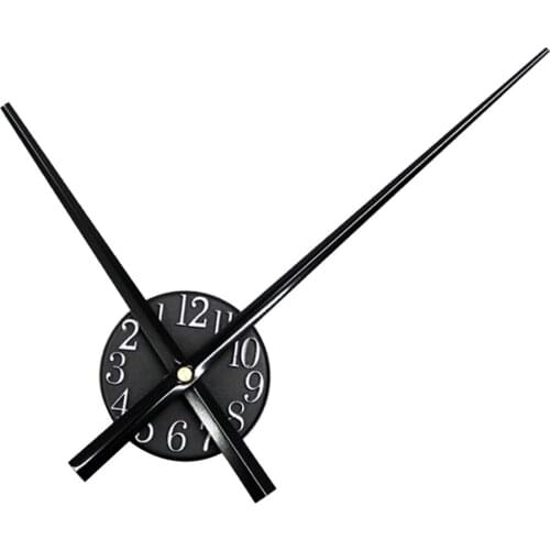 Backwards Frameless Wall Clock Creative 3D Reverse Numbers Large Wall Watch