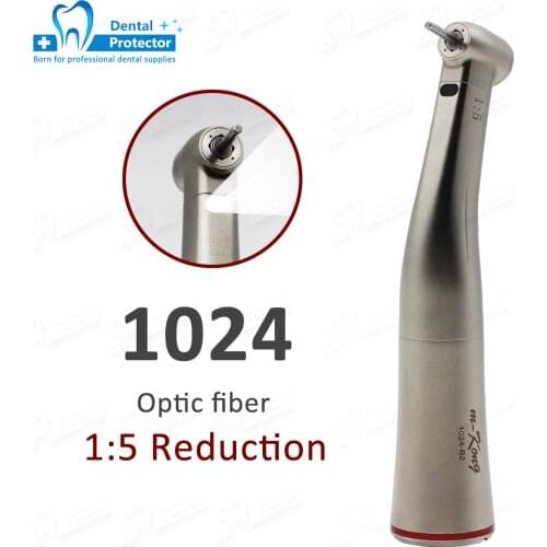 1:5 Opitc Fiber Contra Agle Low Speed Handpiece 1:5 reduction fit into NSK