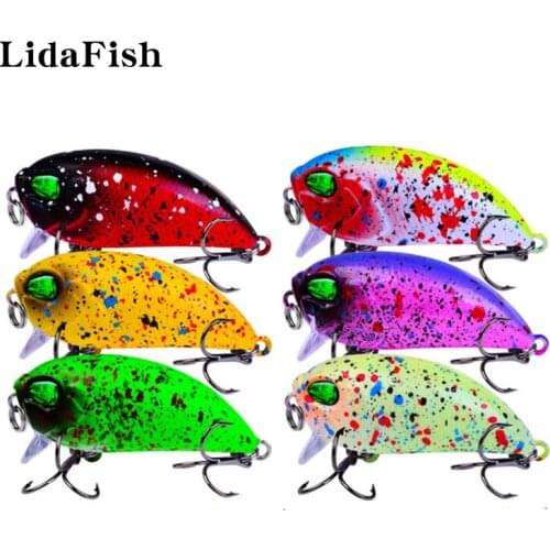1Pcs Artificial 5.3CM/8.5g Fishing Bait Exquisite Minnow Bait Depth 0.3-1.2m Wobblers Spinner Crank Bait Fishing Hard Tackel