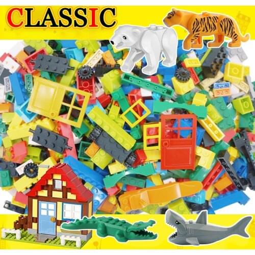 1000pcs Classic Creative Fun Building Block Brick Kit Set Educational Learning Construction Toy for Kid Children Boy Girl