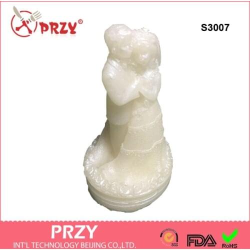 3D Silicone Soap/candle Mold -wedding Cake Mold Couple Silicone Soap Mold Handmade Moulds Silicone Rubber PRZY Eco-friendly