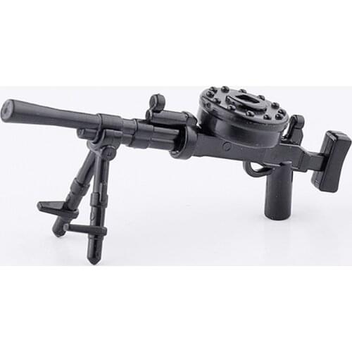 5 Pcs/lot Military Series Heavy Machine Gun Weapon Bricks Building Blocks Set Soldier Amry Model Toys for Children X401