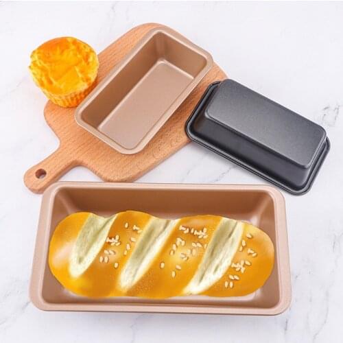 6/10 Inch Cake Mold Rectangular Bread Pan Toast Bread Mold Cake Tray Mould Non-stick Cupcake Baking Pans Kitchen Pastry Tools
