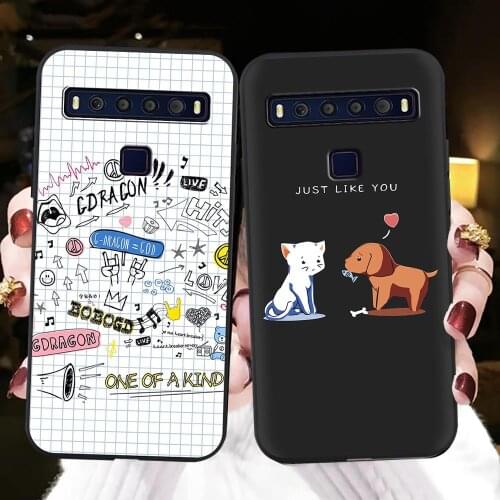 Glitter anime Phone Case For TCL 10L/10 Lite Best seller TPU Silicone Shockproof Waterproof