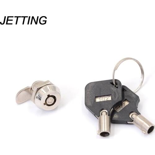 DIY Furniture Hardware Drawer Tubular Cam Lock Keyed Different for Door Mailbox Cabinet Tool Box with 2 Keys
