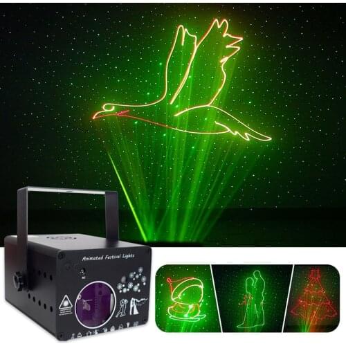 Dmx 512 Strobe Light Party 3D Laser Light Rgb Colorful Scanner Projector Xmas Dj Disco Show Lights Music Equipment Dance Floor