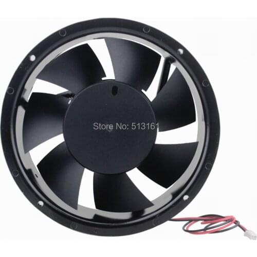 Gdstime 17251 24V DC 170mm Dual Ball Bearing Metal Industrial Cooling Server Inverter Fan