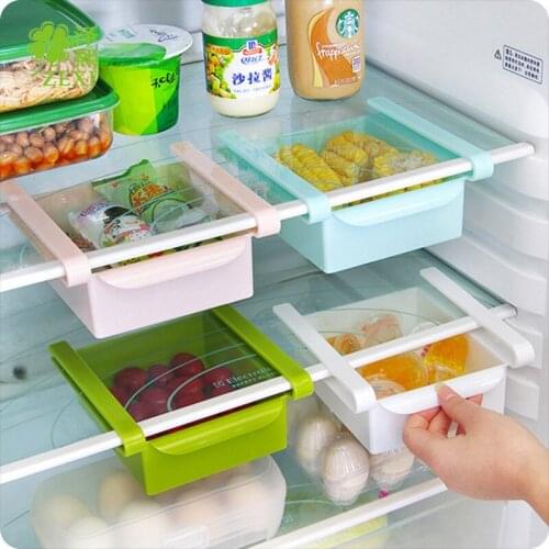 Refrigerator Storage Box Drawer Type Special Food Preservation Box Food Plastic Box Rectangular Egg Box Home Storage