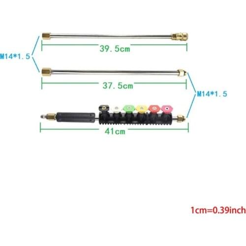 High Pressure Cleaning Tool Car Washer Extension Rod with Connector Long Wands Roof Cleaner Lance Nozzle Window Washing