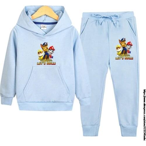 Boys Clothing Suits Paw Patrol Casual Baby Girl Clothes Sets Spring Kids Set Children Long Sleeve T-shirt Tops +Pants Outfit Set