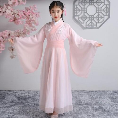 Childrens classical dance performance costume fairy skirt costume hanfu eastqueen chinese traditional women Girls Dance Costume