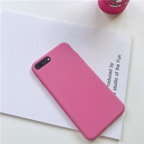Sweet Candy Color Soft Frosted Case for iPhone 12 mini 11 Pro Max Case XR Xs Max 6s 6 7 8 Plus X Army Green Black Gray Purple